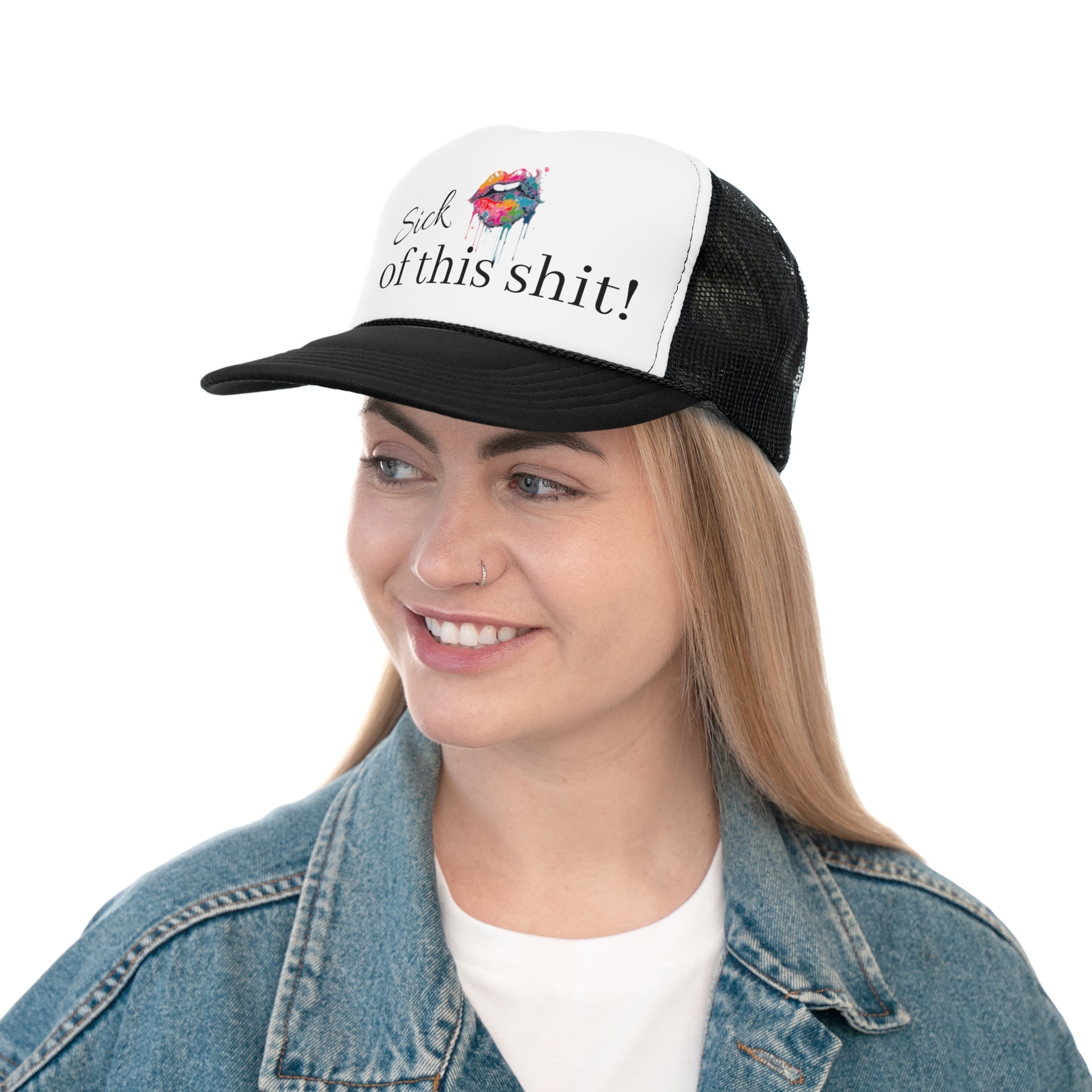 Sick of this shit! Hot Wax Trucker Hat - Hot Wax ShopSick of this shit! Hot Wax Trucker HatHot Wax ShopHatsSick of this shit! Hot Wax Trucker HatPrintify